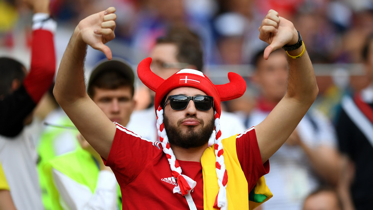 Болельщик сборной Дании Болельщик сборной Дании