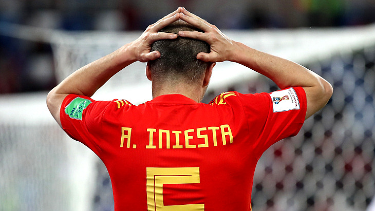 Андрес Иньеста закончил карьеру в сборной на минорной ноте