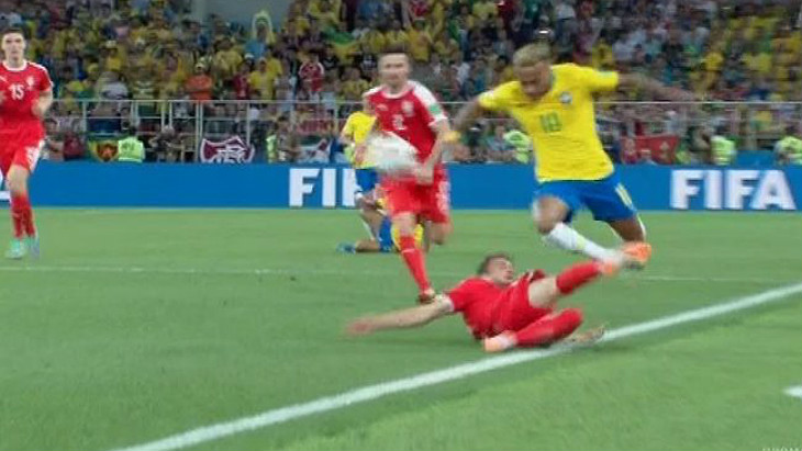 Фол против Неймара был грубым