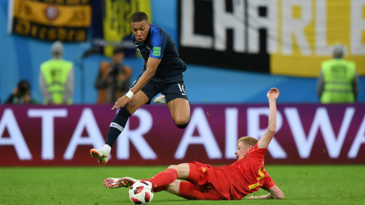 В первом тайме Мбаппе было не остановить