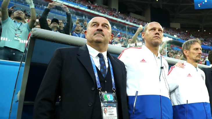 Станислав Черчесов и Мирослав Ромащенко