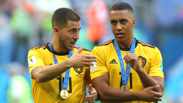 Эден Азар и Юри Тилеманс