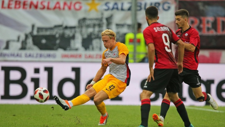 «Зальцбург» забил три безответных гола