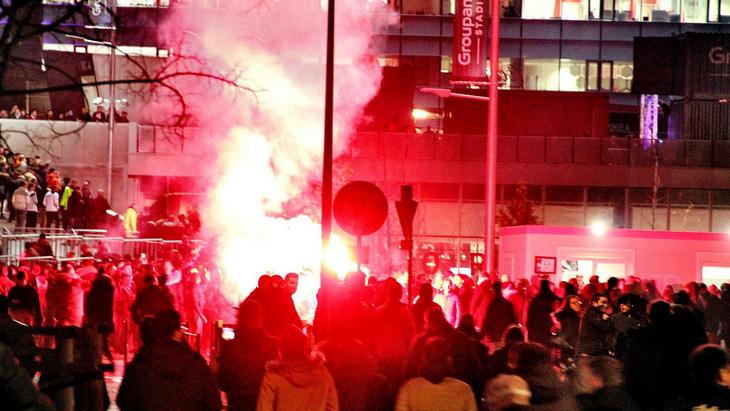 Беспорядки с участием болельщиков «Лиона»