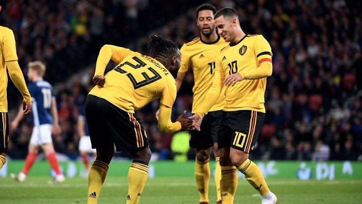 Футболисты сборной Бельгии