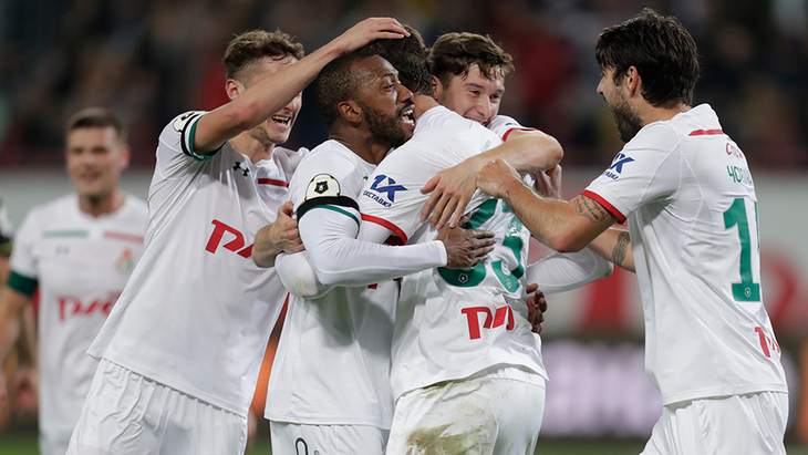 Футболисты «Локомотива»