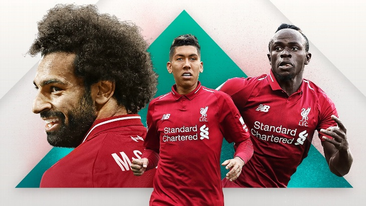 Мохамед Салах, Роберто Фирмино и Садио Мане