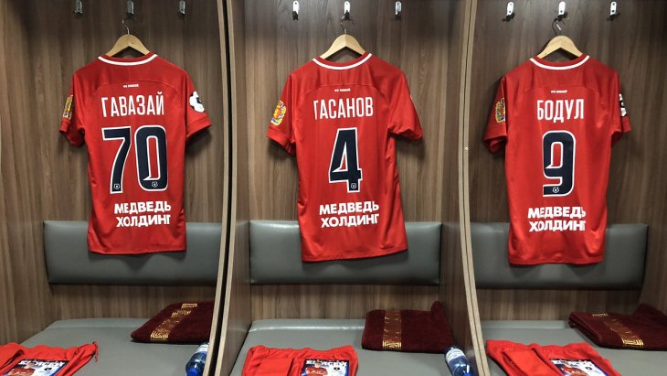 Раздевалка «Енисея»