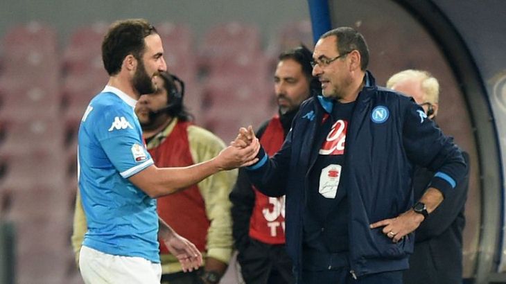 Гонсало Игуаин и Маурицио Сарри