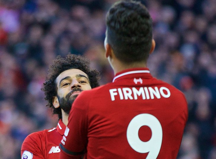 Мохамед Салах и Роберто Фирмино