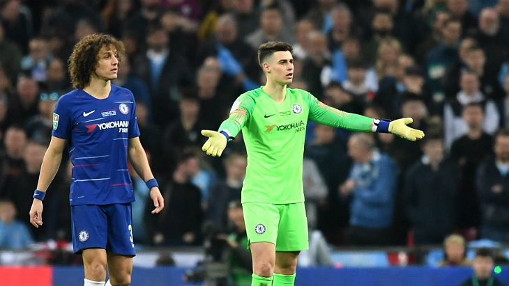 Давид Луиз и Кепа Аррисабалага