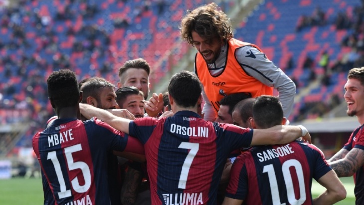 «Болонья» забила два гола