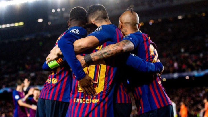 Каталонцы забили пять мячей «Лиону»