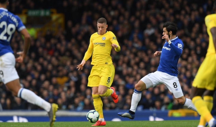 Росс Баркли был заменен во втором тайме