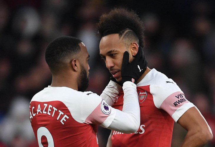 Александр Ляказетт и Пьер-Эмерик Обамеянг