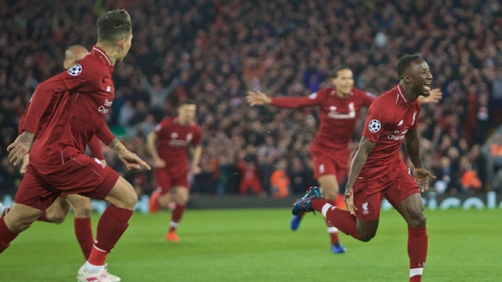 Радость Кейта после забитого мяча