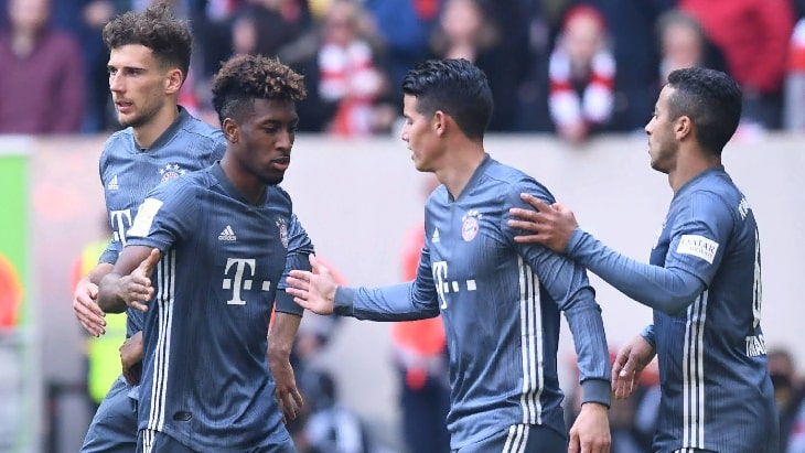 Футболисты «Баварии»