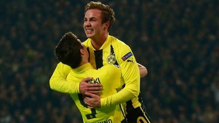 Роберт Левандовски и Марио Гетце