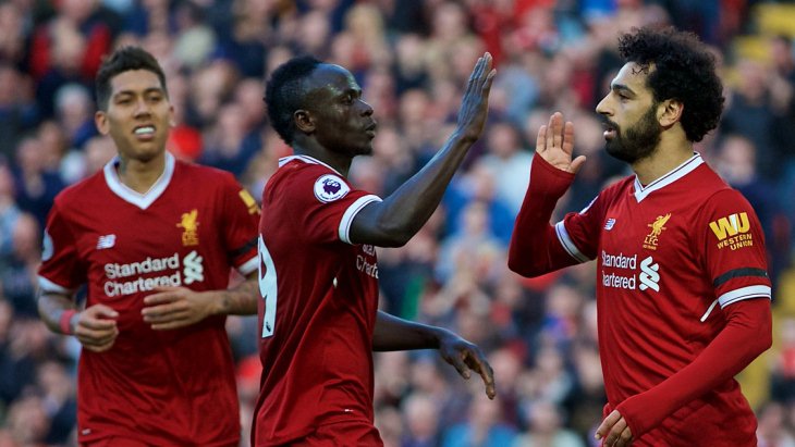 Роберто Фирмино, Садио Мане и Мохамед Салах