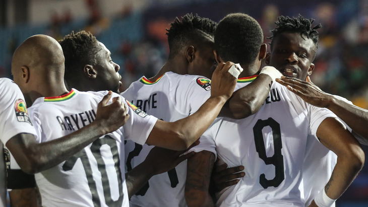 Футболисты сборной Ганы