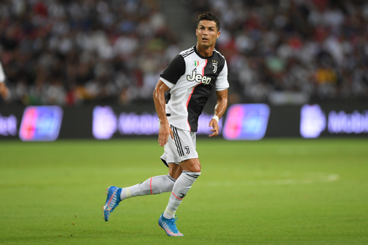 Криштиану Роналду в новой форме «Ювентуса»