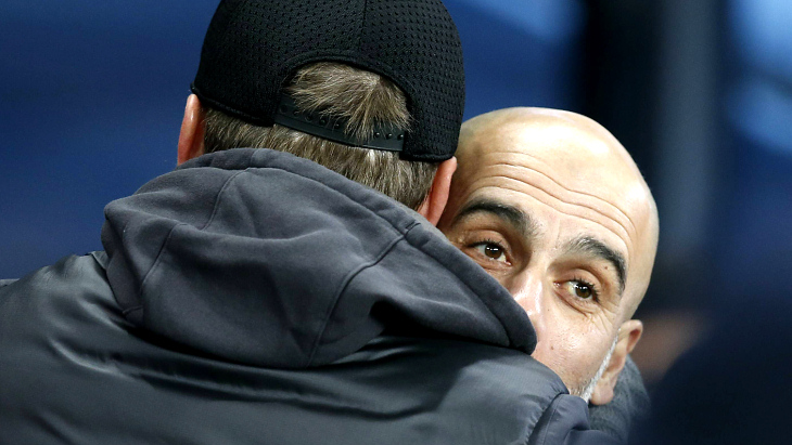 Юрген Клопп и Пеп Гвардиола