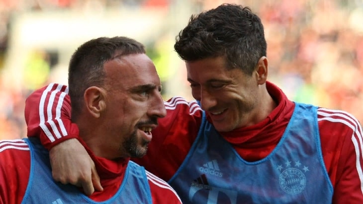 Франк Рибери и Роберт Левандовски