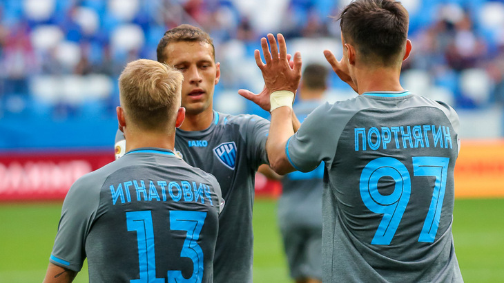 Футболисты «Нижнего Новгорода»