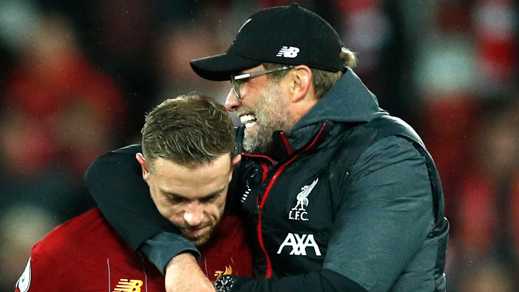 Джордан Хендерсон и Юрген Клопп