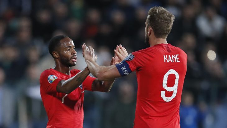 Рахим Стерлинг и Гарри Кейн