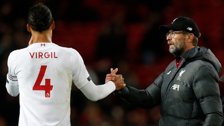 Вирджил ван Дейк и Юрген Клопп Вирджил ван Дейк и Юрген Клопп
