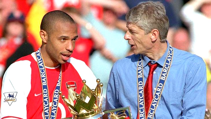 Тьерри Анри и Арсен Венгер