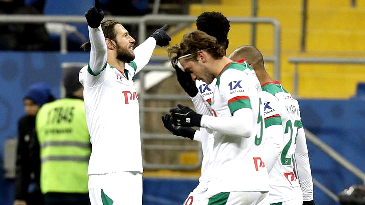 Футболисты «Локомотива»