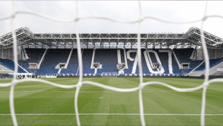 Пустой стадион «Аталанты»