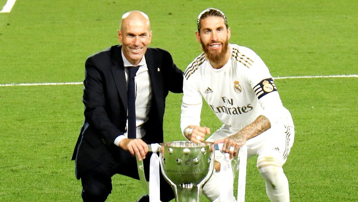 Зинедин Зидан и Серхио Рамос