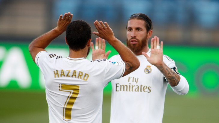 Серхио Рамос и Эден Азар