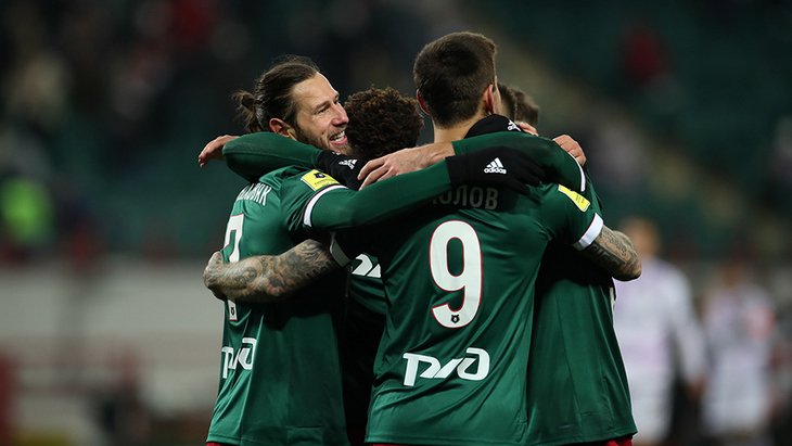 Футболисты «Локомотива»