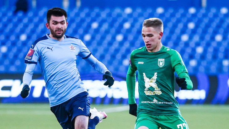 Фрагмент матча «СКА-Хабаровск» — «Рубин»