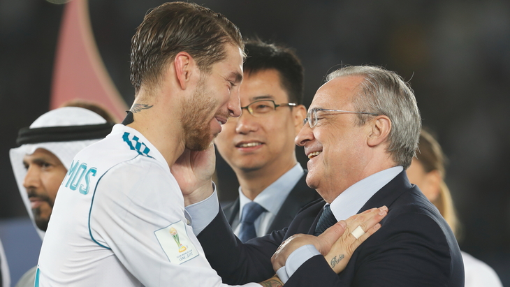 Серхио Рамос и Флорентино Перес