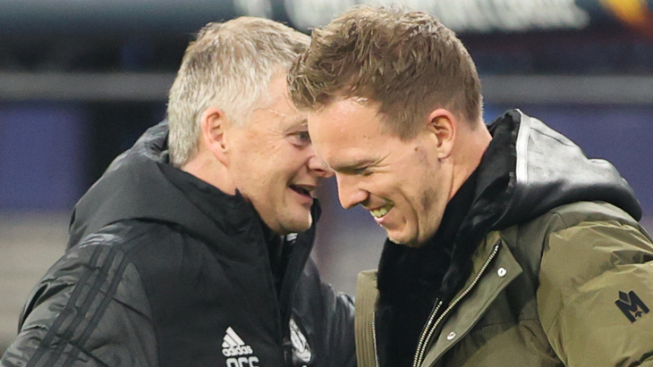 Уле Гуннар Сульшер и Юлиан Нагельсманн Уле Гуннар Сульшер и Юлиан Нагельсманн