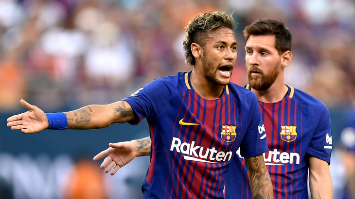 Неймар и Лионель Месси