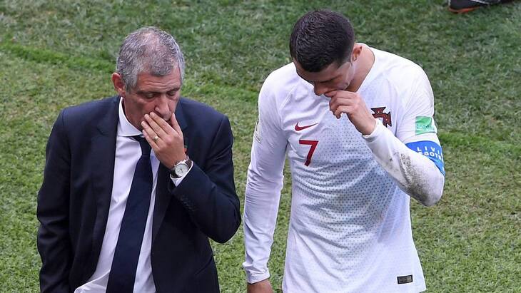 Фернанду Сантуш и Криштиану Роналду