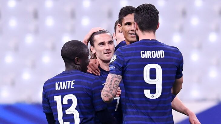 Игроки сборной Франции