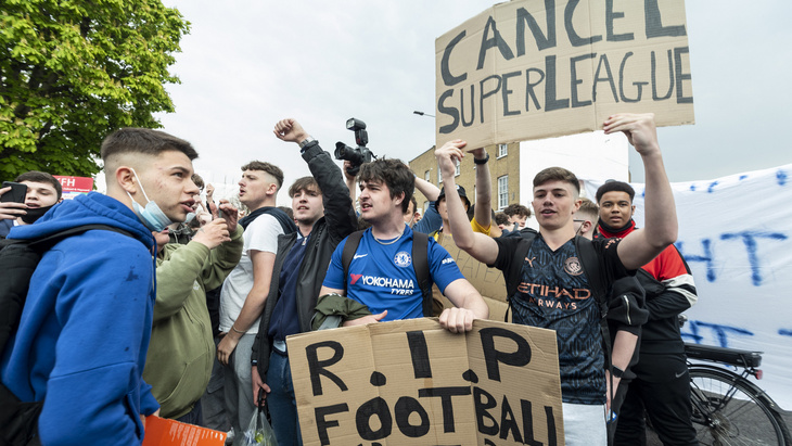 Протесты против Суперлиги
