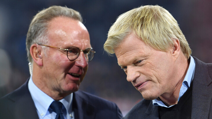 Карл-Хайнц Румменигге и Оливер Кан