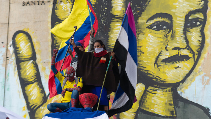 Протесты в Колумбии
