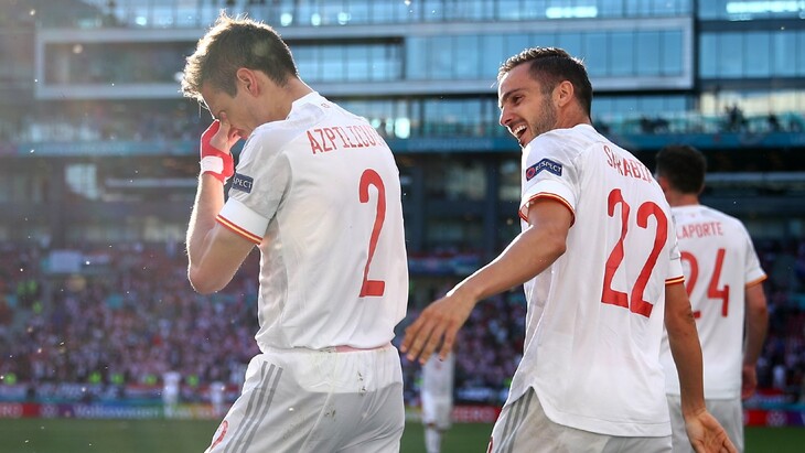 Сесар Аспиликуэта и Пабло Сарабия