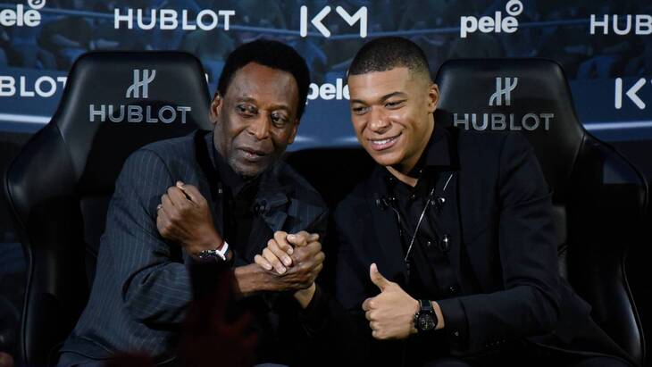 Пеле и Килиан Мбаппе