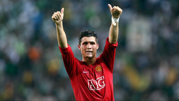 Криштиану Роналду уже выступал за «МЮ»