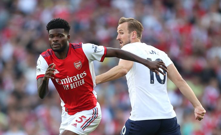 Гарри Кейн в матче против «Арсенала»